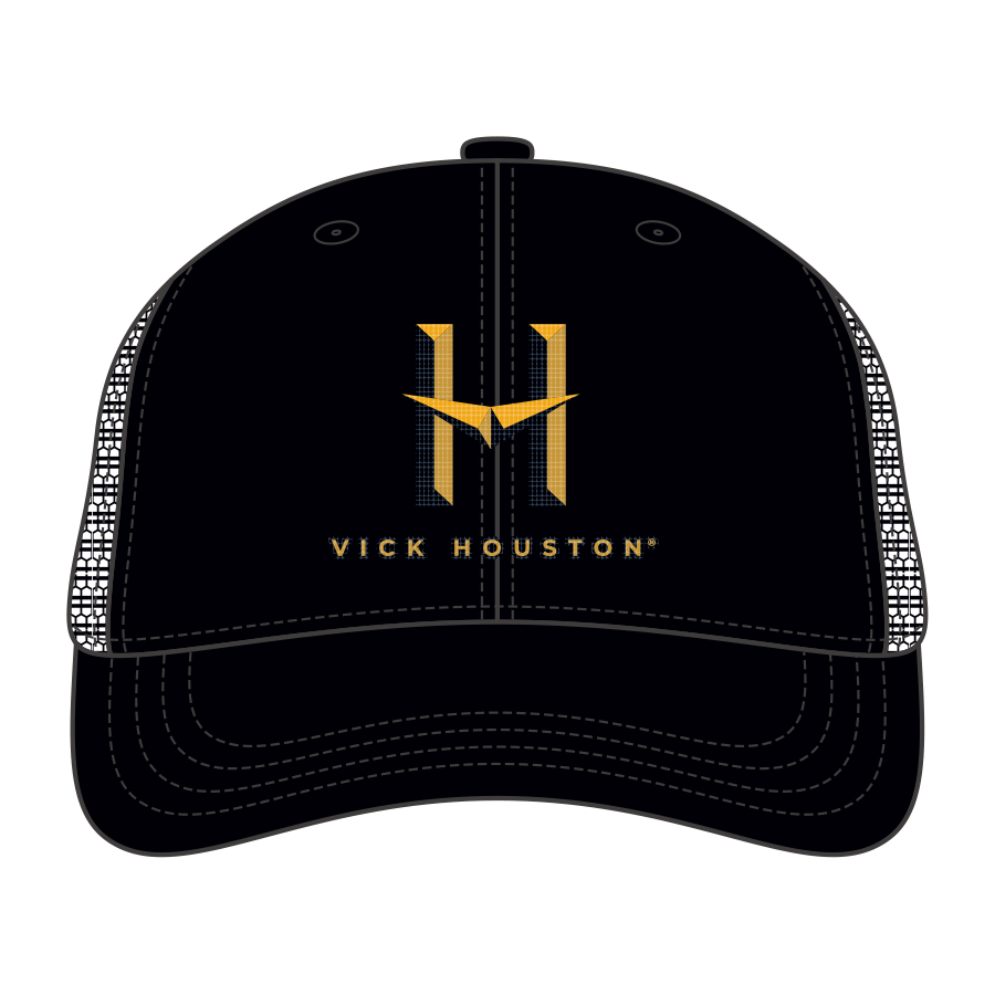 Trucker Hat- Black + White